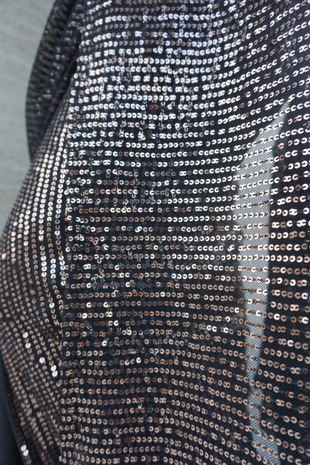 Black Sequins Embroidered Saree - Maanver.com