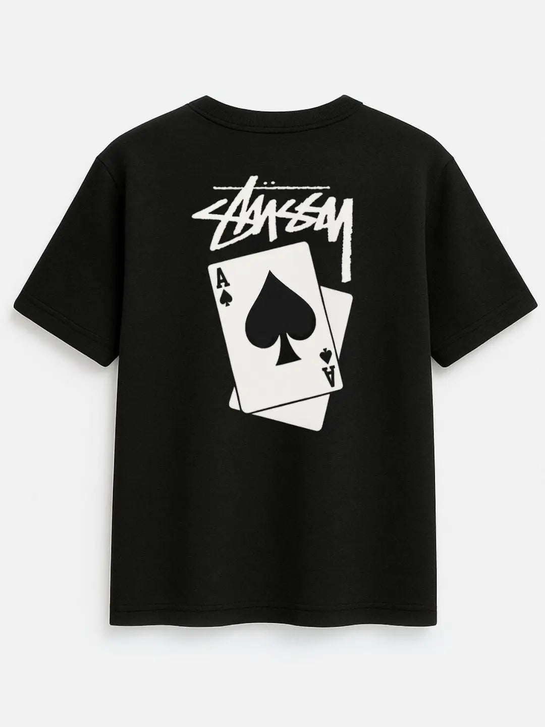 Black Oversized Sassy Printed Tees maanver clothing