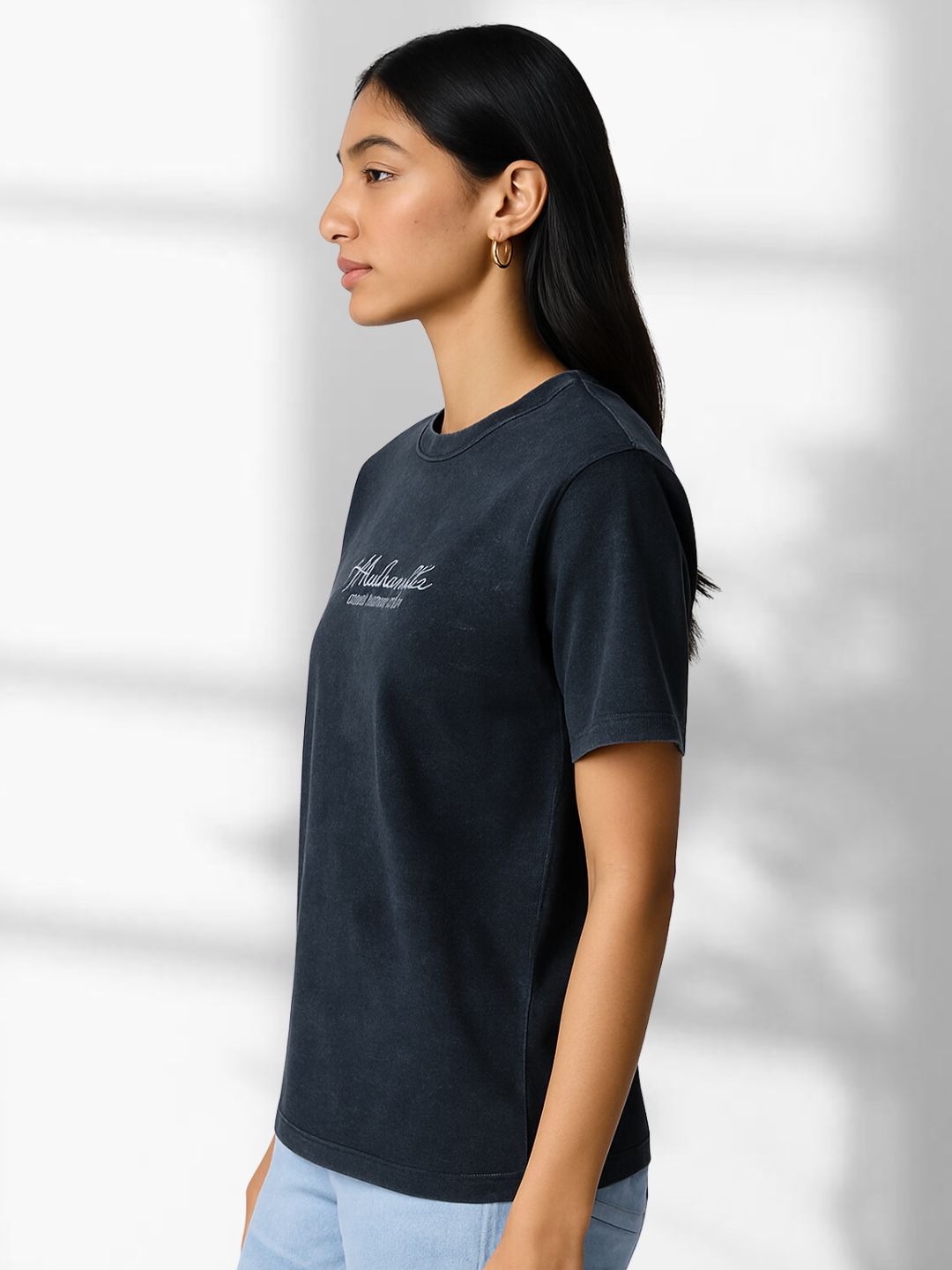 Vintage Washed Black T-Shirt maanver clothing