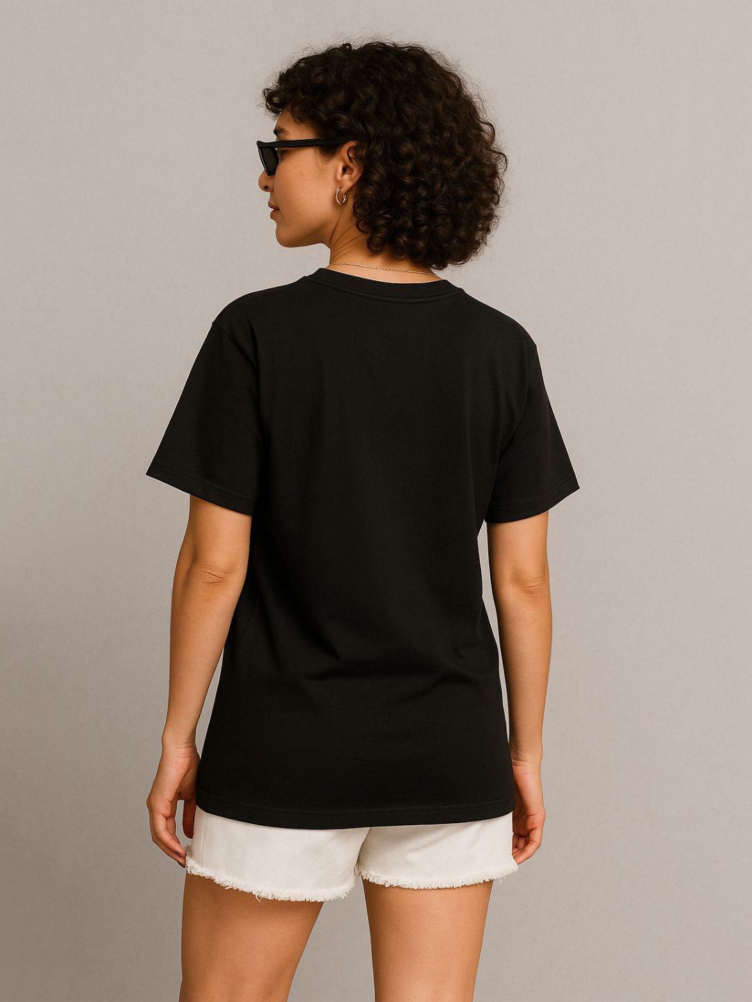Positive Vibes Black Printed T-Shirt - Maanver.com