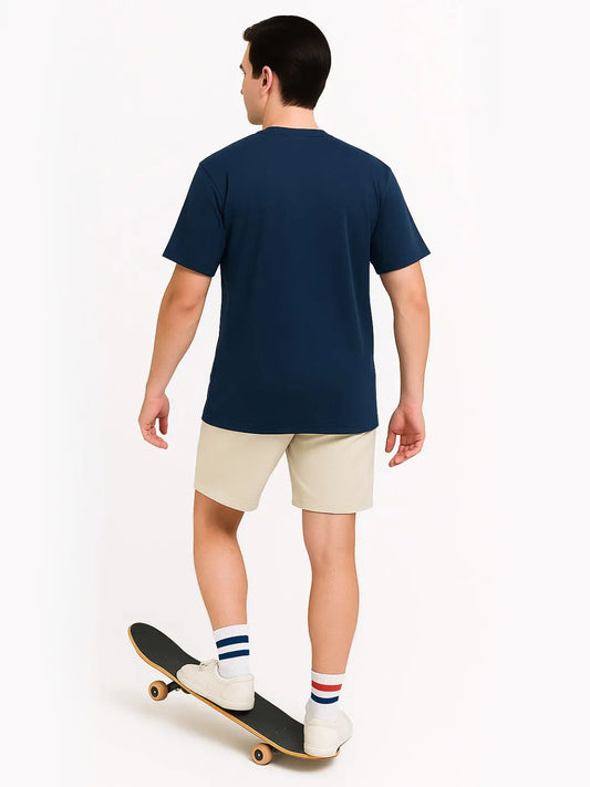 Navy Oversized Tees maanver clothing
