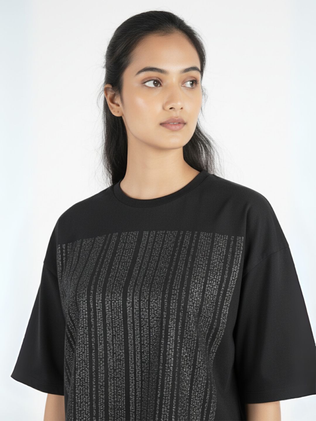Black Crop Top Party Wear maanver clothing