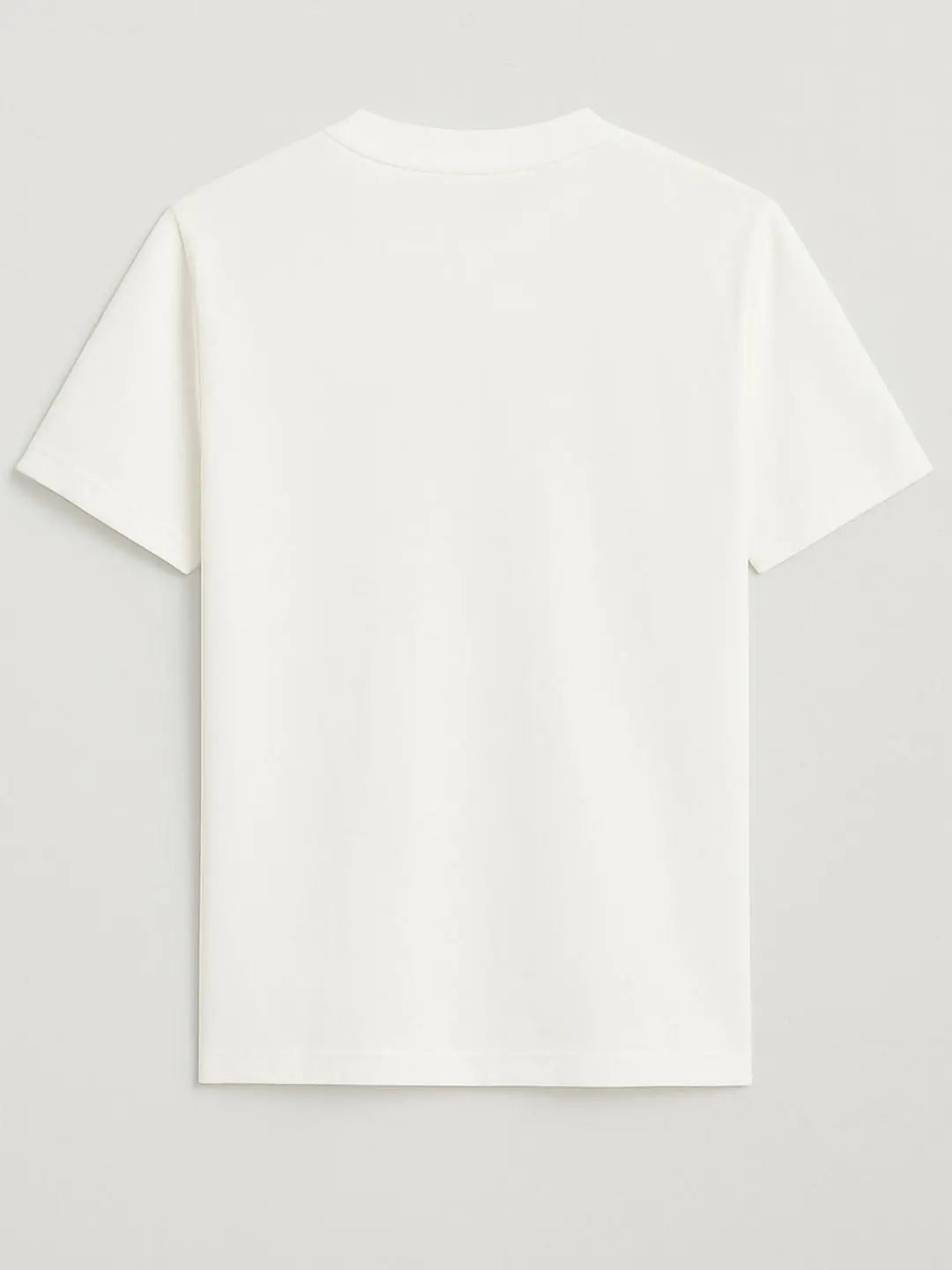 White Oversized Printed T-shirt maanver clothing