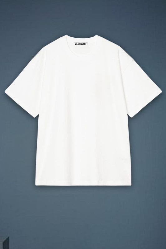 UNITees White Basic Tee - Versatile Short Sleeve Maanver.com