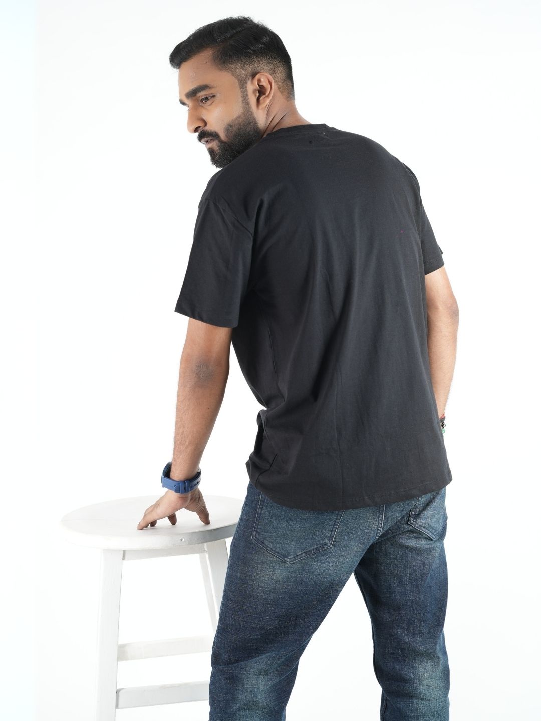 Black T-Shirt Iced Coffee Club maanver clothing