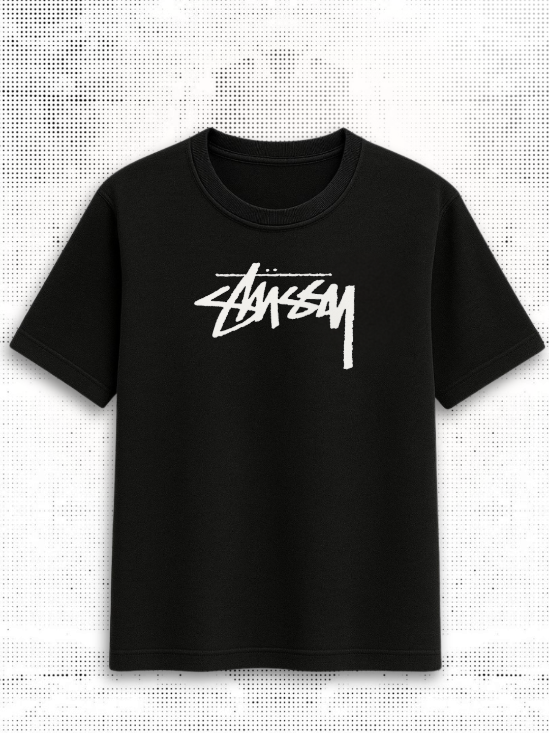 Black Oversized Sassy Printed Tees maanver clothing