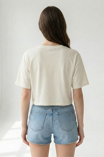 Arizona white Crop Top T-Shirt