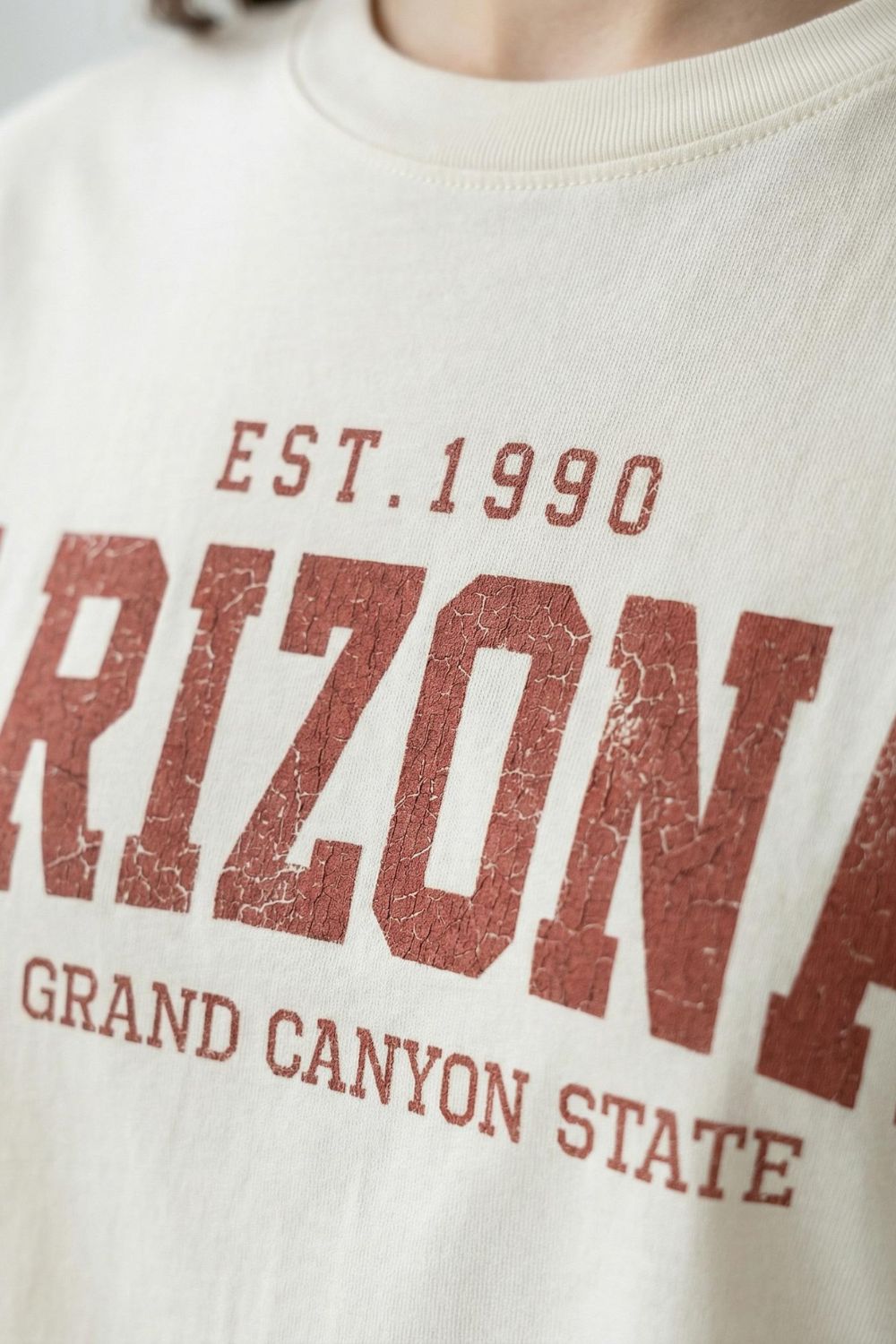 Arizona white Crop Top T-Shirt