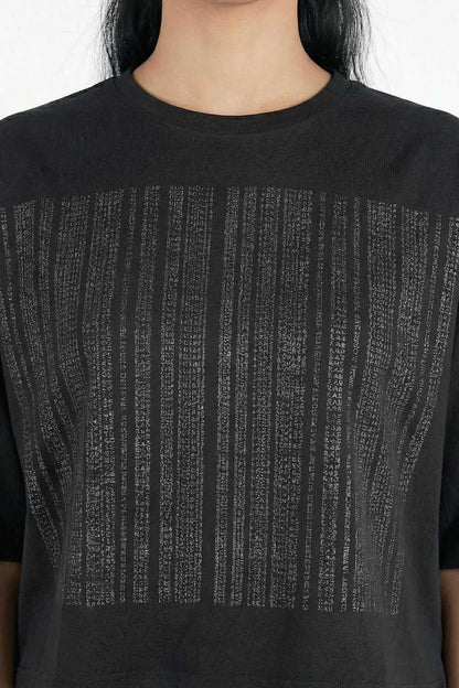 Black Crop Top Party Wear maanver clothing