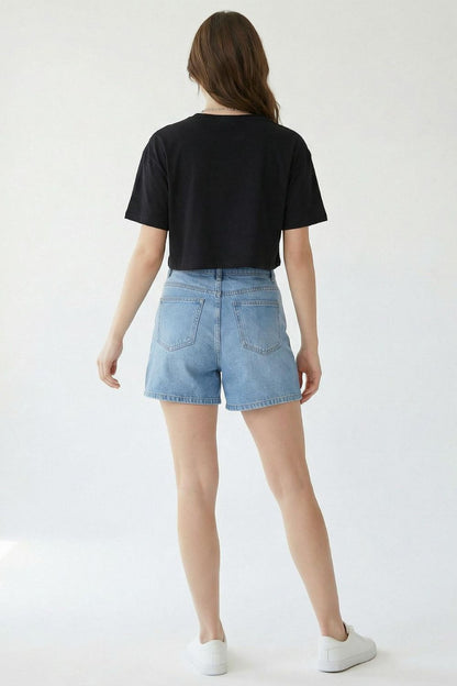 Animal Abst Black Crop Top T-Shirt maanver clothing