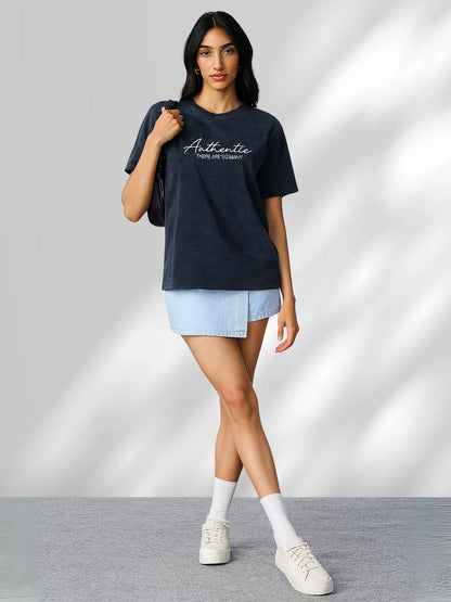 Vintage Washed Black T-Shirt maanver clothing