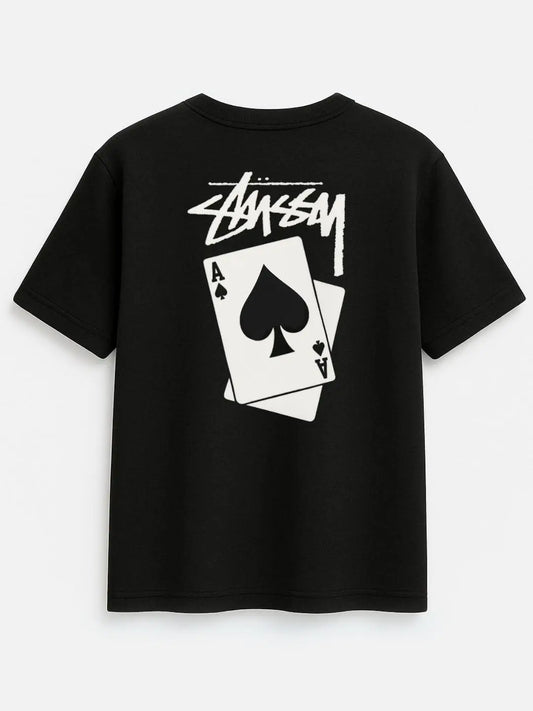 Black Oversized Sassy Printed Tees maanver clothing