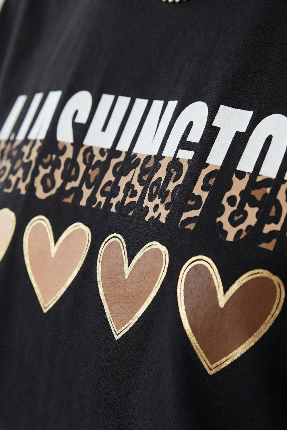 Animal Abst Black Crop Top T-Shirt maanver clothing