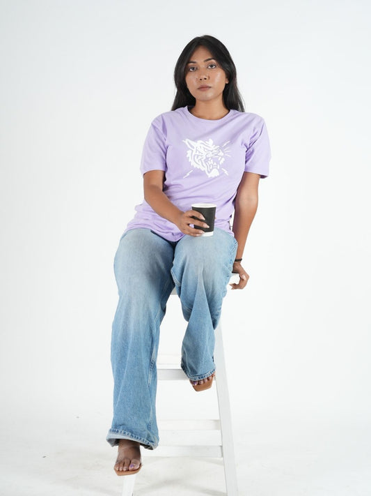 Oversized T-Shirt Men & Women | Lavender | Maanver Originals maanver clothing