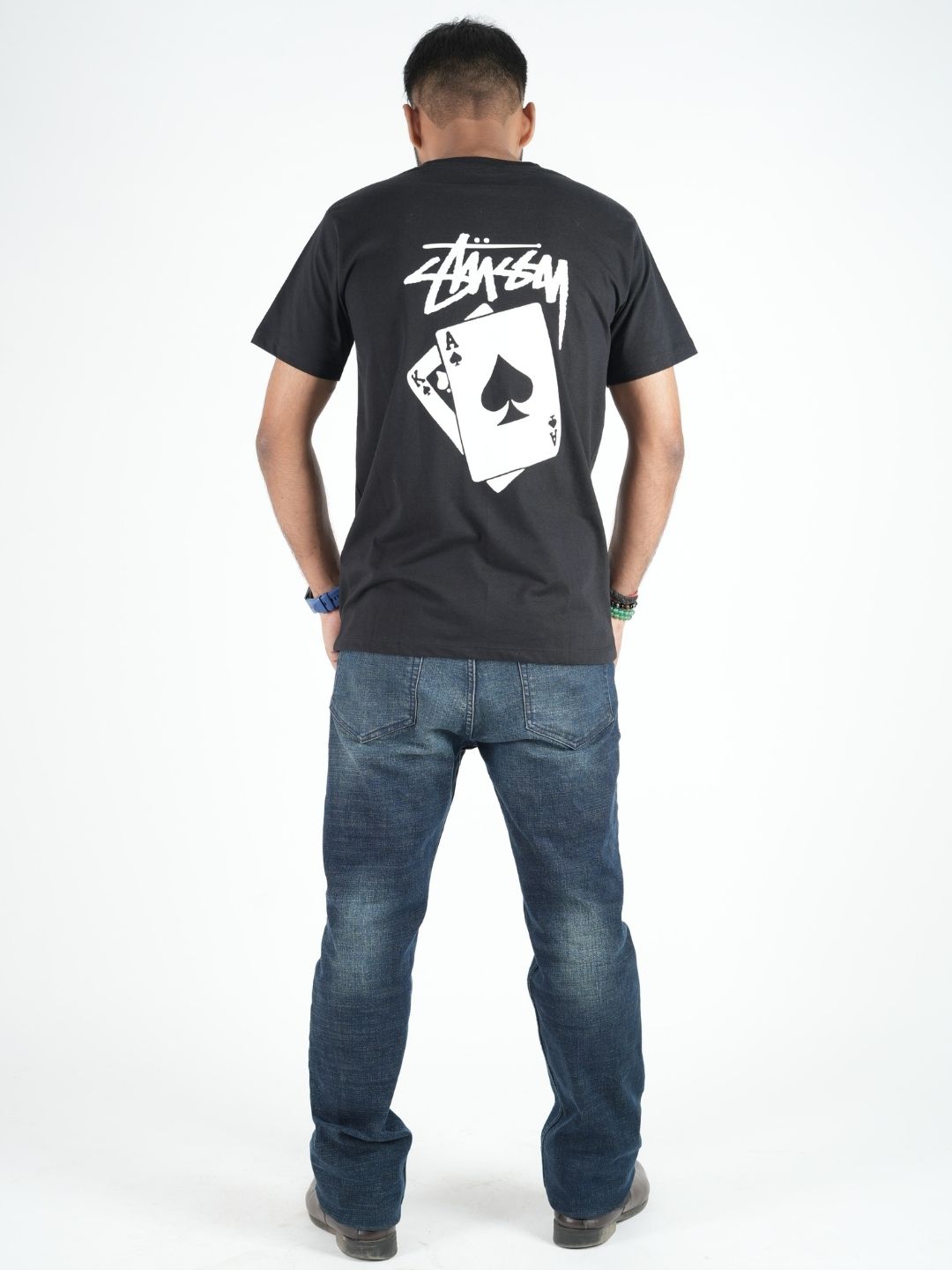 Black Oversized Sassy Printed Tees maanver clothing