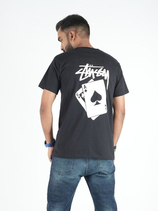 Black Oversized Sassy Printed Tees maanver clothing
