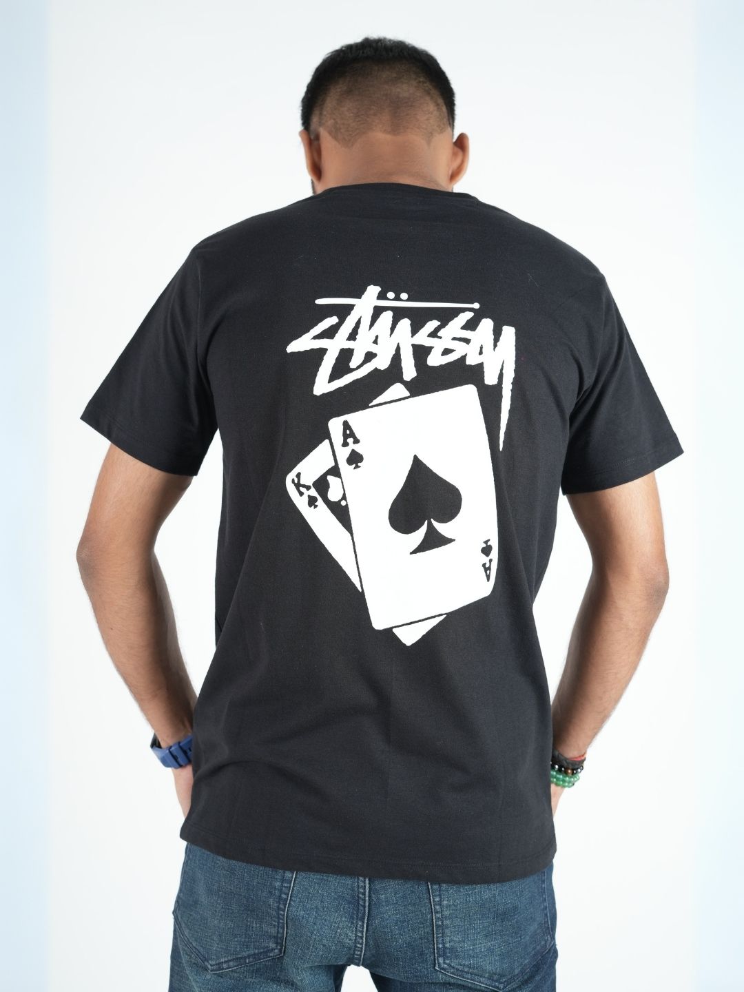 Black Oversized Sassy Printed Tees maanver clothing