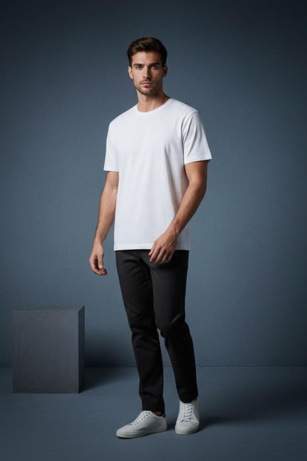 UNITees White Basic Tee - Versatile Short Sleeve Maanver.com