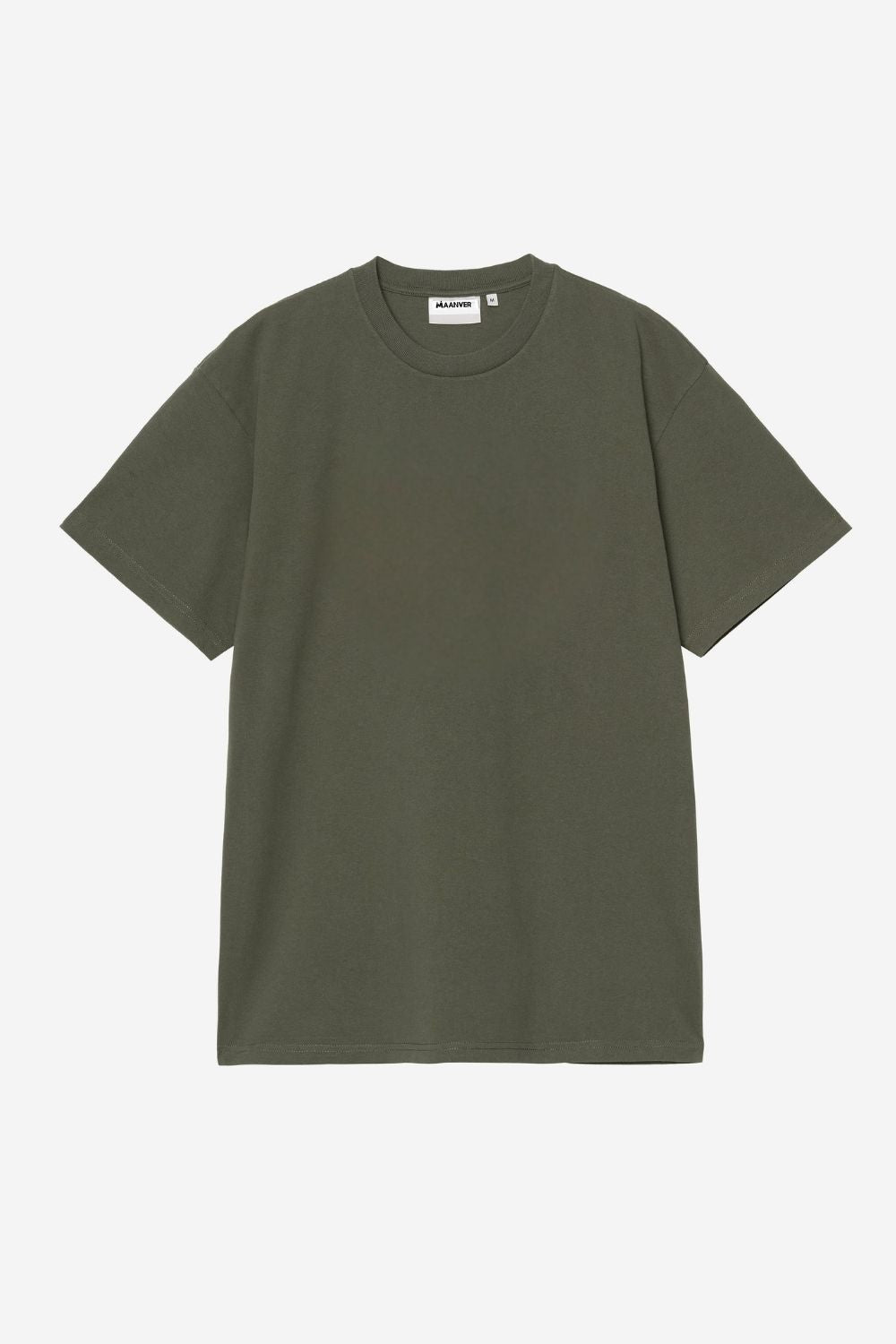 Olive Green Crew Neck T-Shirt | Maanver Maanver.com