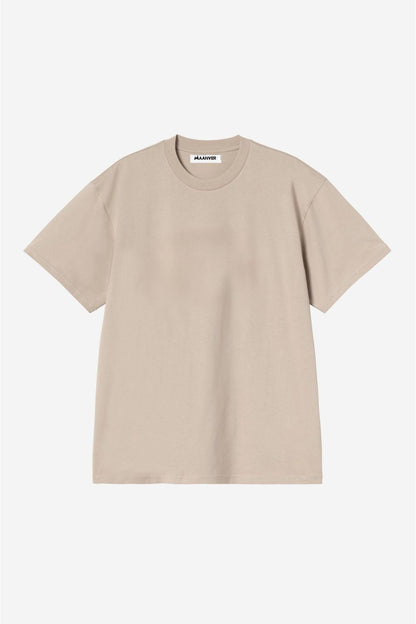 MAANVER Unisex Tee - Solid Sand Color, Classic Crewneck Maanver.com