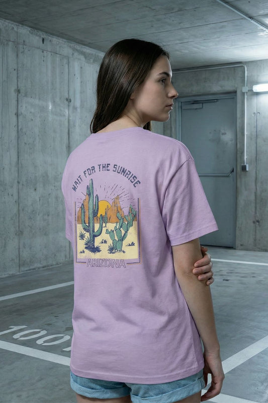 Maanver Arizona Graphic Tee | Premium Streetwear in Lavender Maanver.com