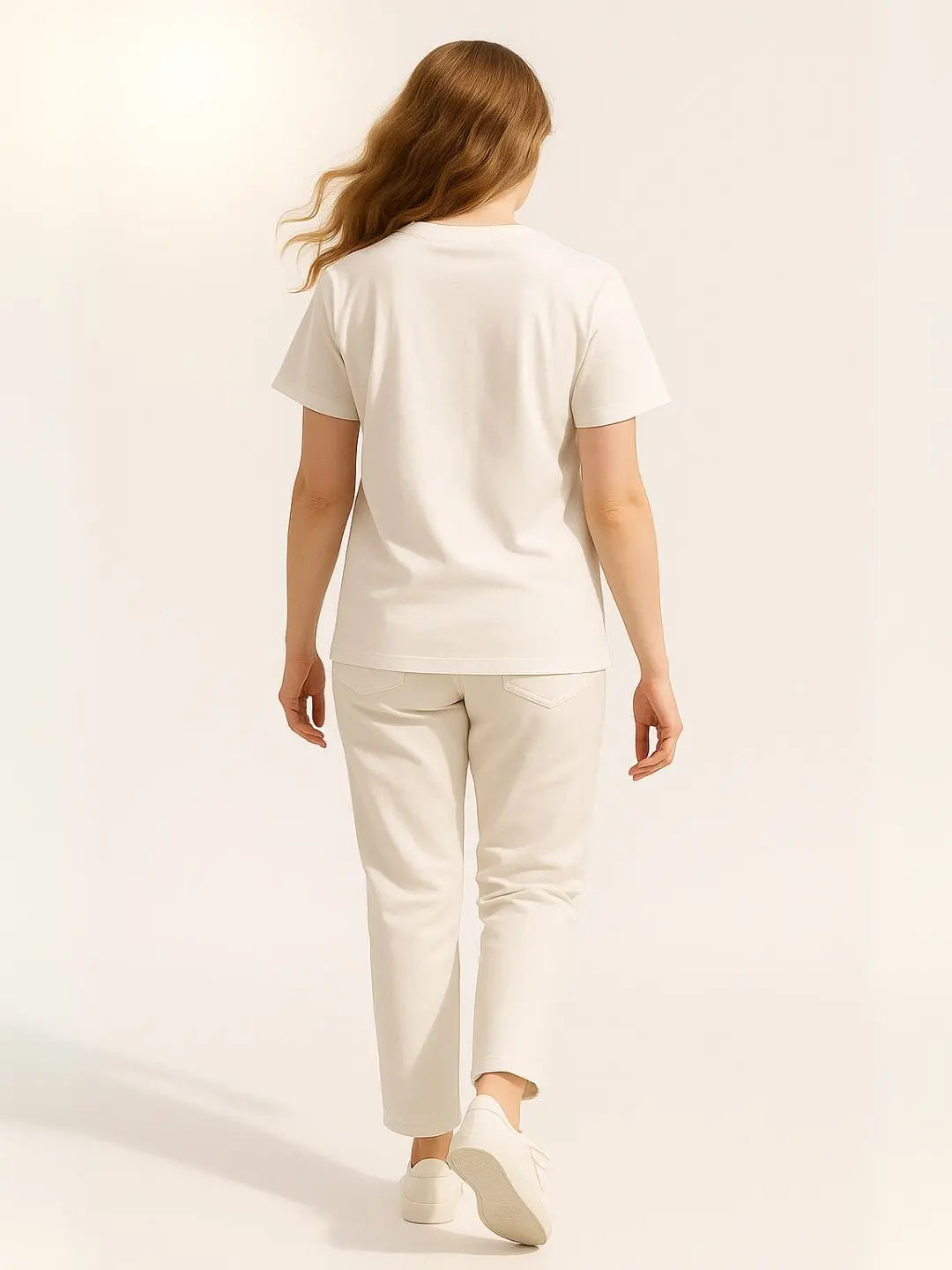 White Plain Over Sized T-Shirt - Maanver.com