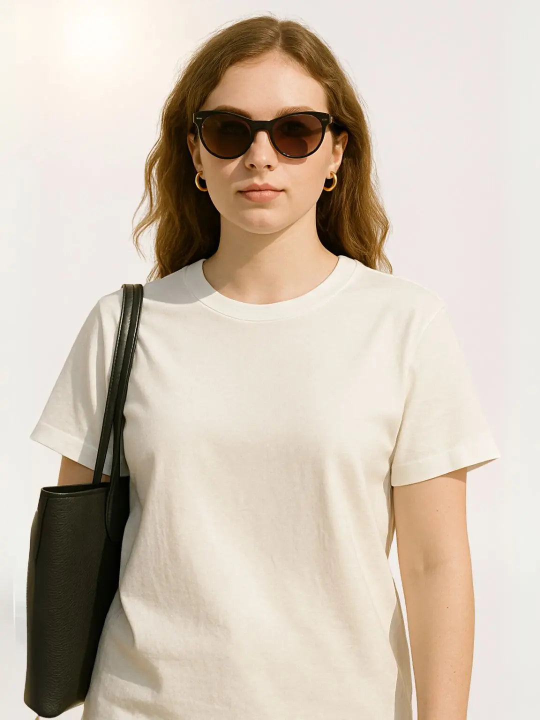 White Plain Over Sized T-Shirt - Maanver.com