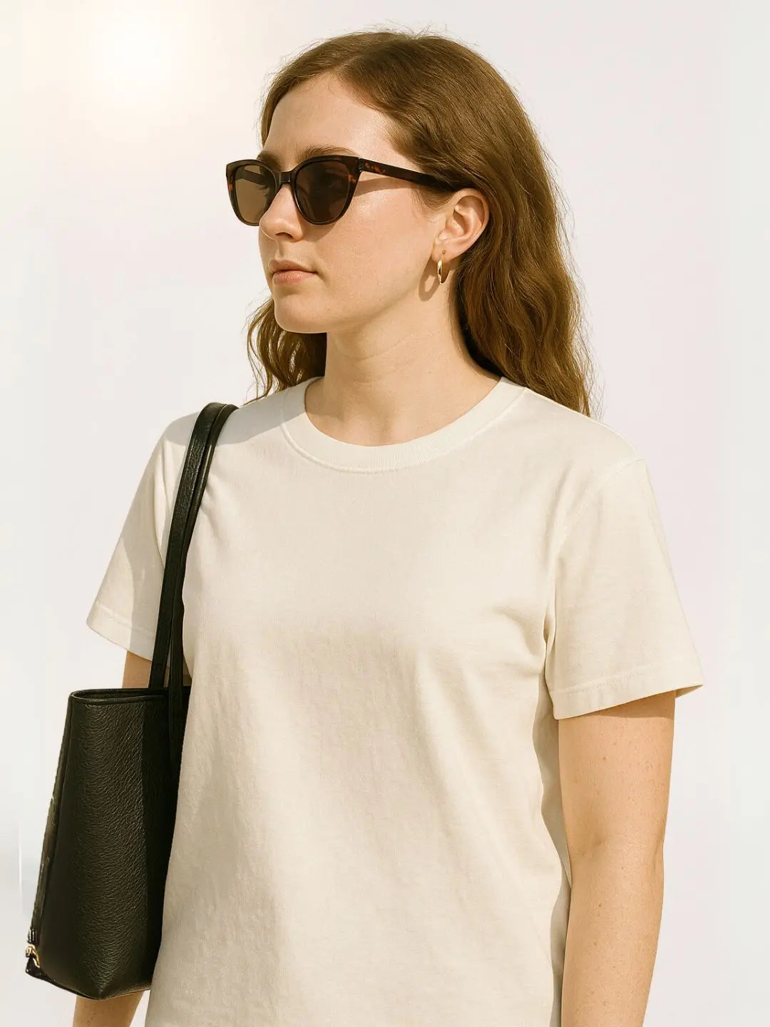 White Plain Over Sized T-Shirt - Maanver.com
