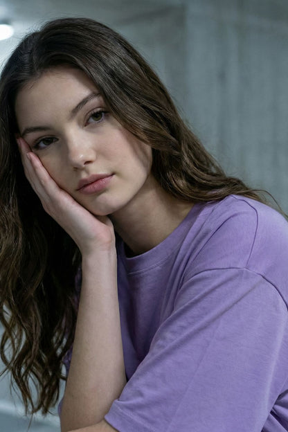 California Sunshine Oversized Purple Streetwear Tee | maanver.com