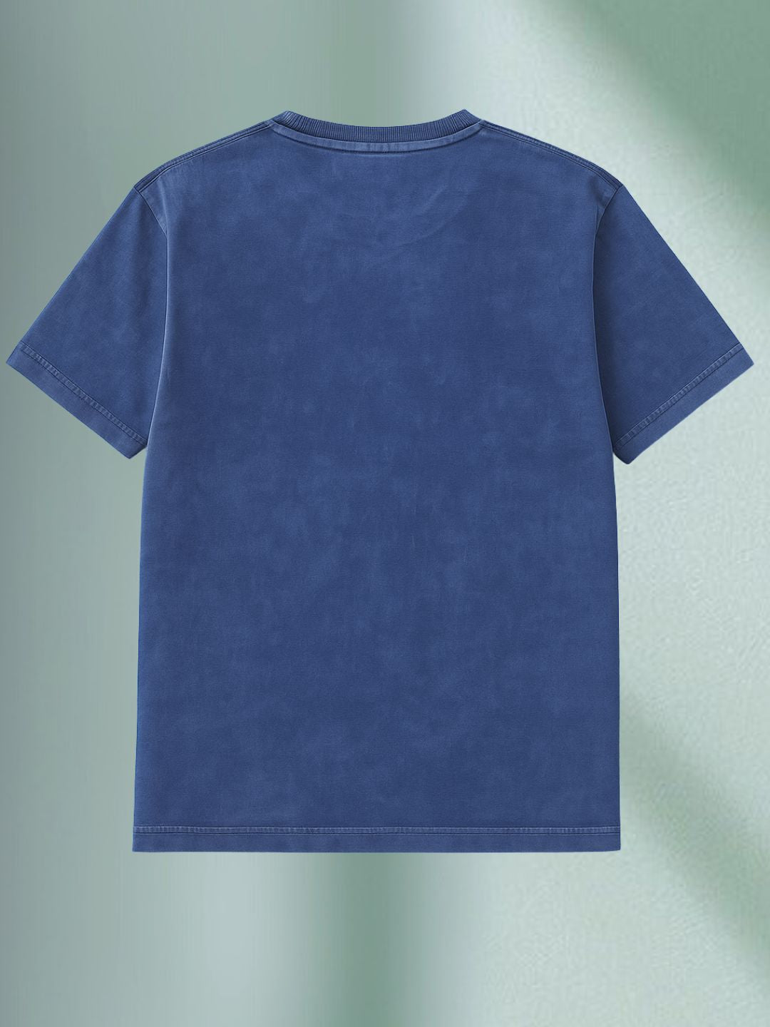 Vintage Washed Blue T-Shirt – Embroidered maanver clothing