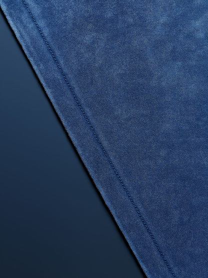 Vintage Washed Mens Blue T-Shirt – Embroidered