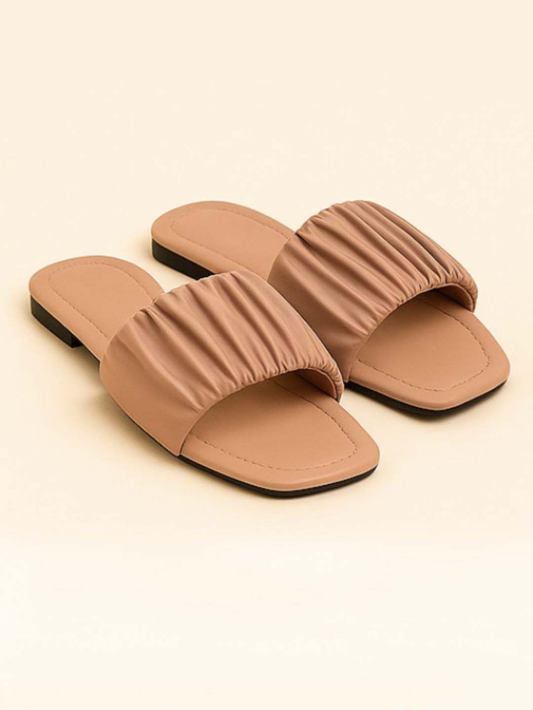 Minimal Luxe Tan Sandals