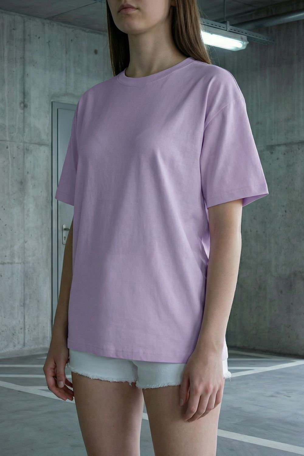Butterfly Graphic Oversized Tee in Lavender | Streetwear Essentials Maanver.com