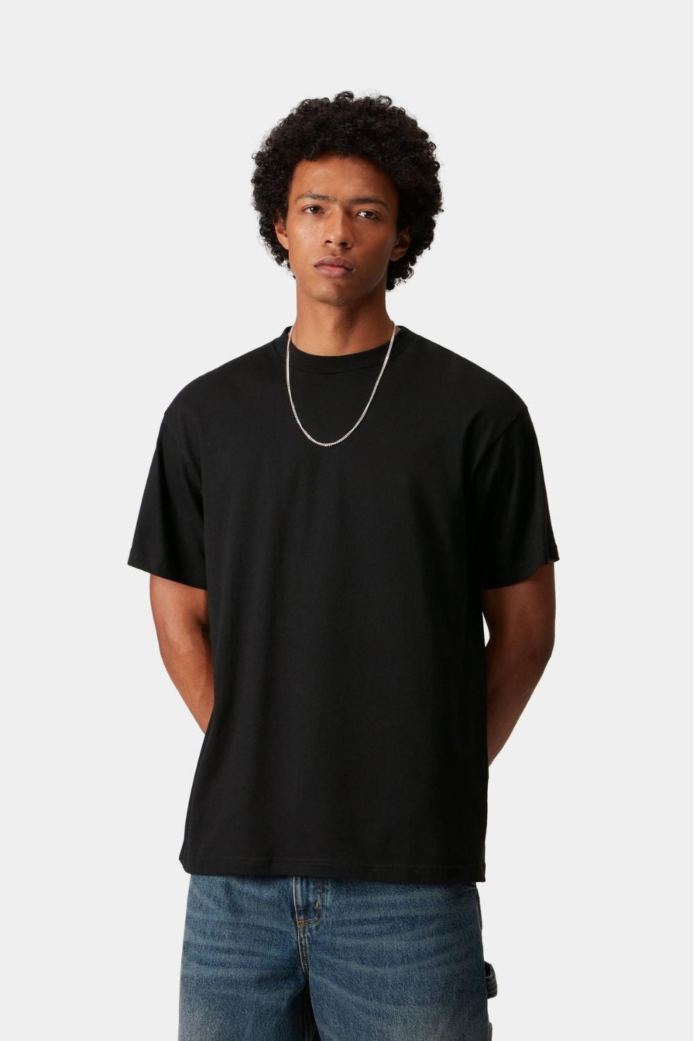 Black Graphic T-Shirt - Robot Duck Cityscape Print Maanver.com