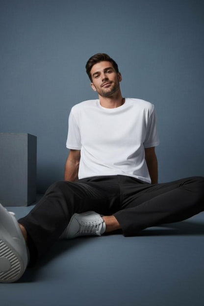 UNITees White Basic Tee - Versatile Short Sleeve Maanver.com