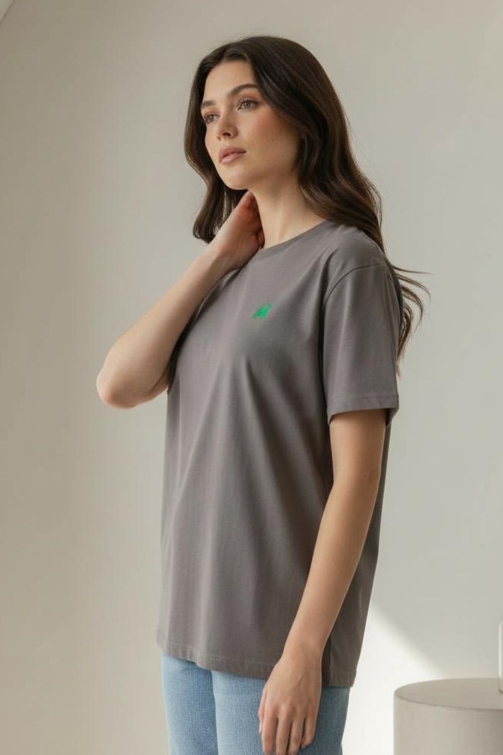 Unisex  Casual Tee - Stone Grey Maanver.com