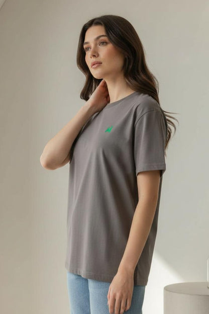 Unisex  Casual Tee - Stone Grey Maanver.com
