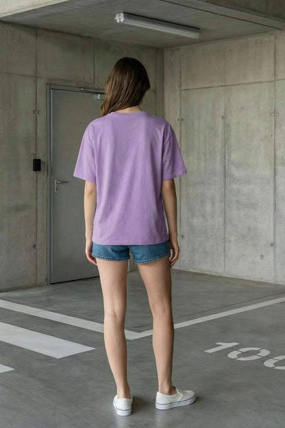 UNISEX Retro Hawaii Surf T-Shirt - Lavender | Maanver Streetwear