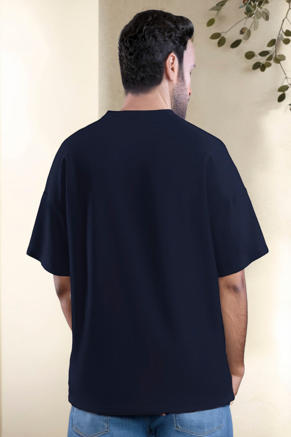 Nevy Blue T-Shirt Postive Vibes - Maanver.com