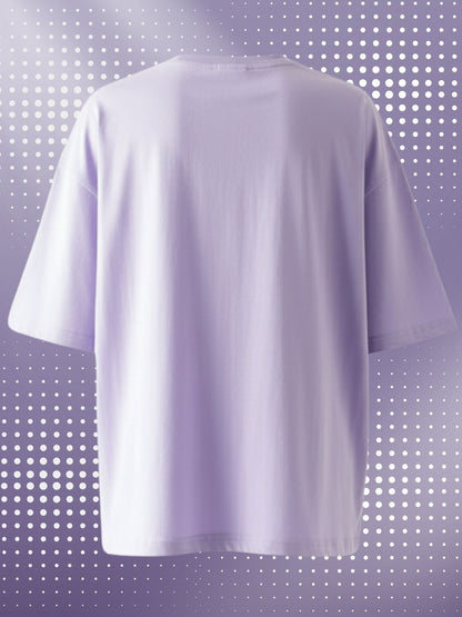 Lavender Butterfly Oversized T-Shirt | Floral Graphic Memories Tees Maanver.com