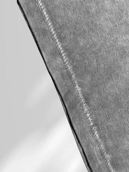 Men’s Vintage Charcoal Washed T-Shirt – Embroidered maanver clothing