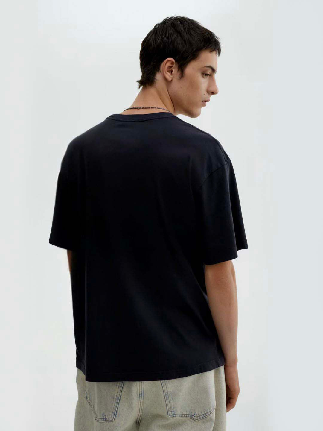 Black Graphic Skull Snake T-Shirt | Maanver Streetwear maanver clothing