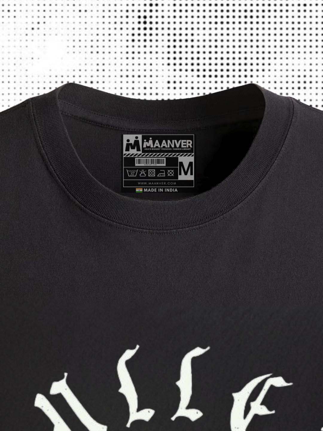 Black Graphic Skull Snake T-Shirt | Maanver Streetwear maanver clothing