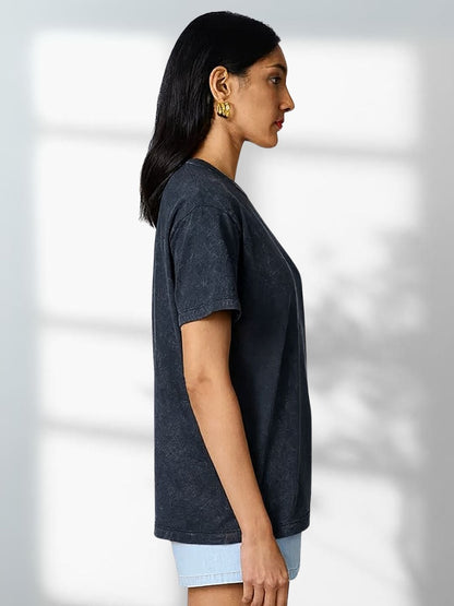 Vintage Washed Black T-Shirt maanver clothing